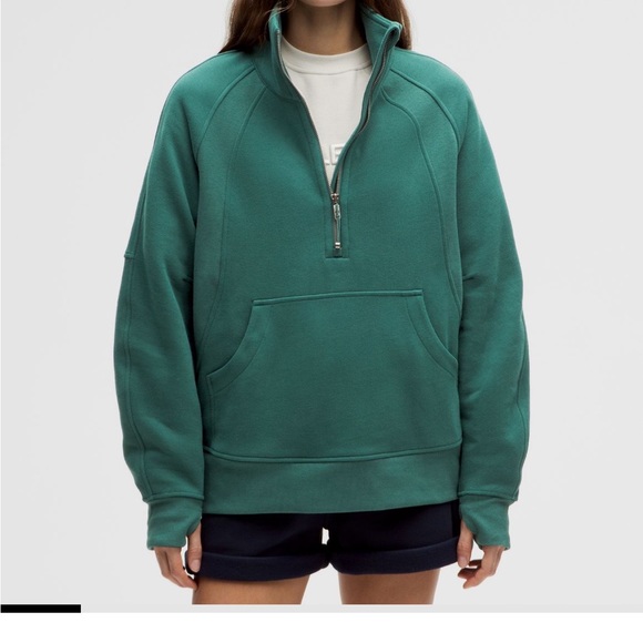 LULULEMON SCUBA FUNNEL NECK 1/4 zip - Picture 3 of 4